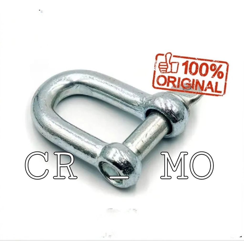 Shackle segel 6 mm 8 mm 10 mm 12 mm 16 mm klem sambungan rantai besi kawat Sling baja asli original