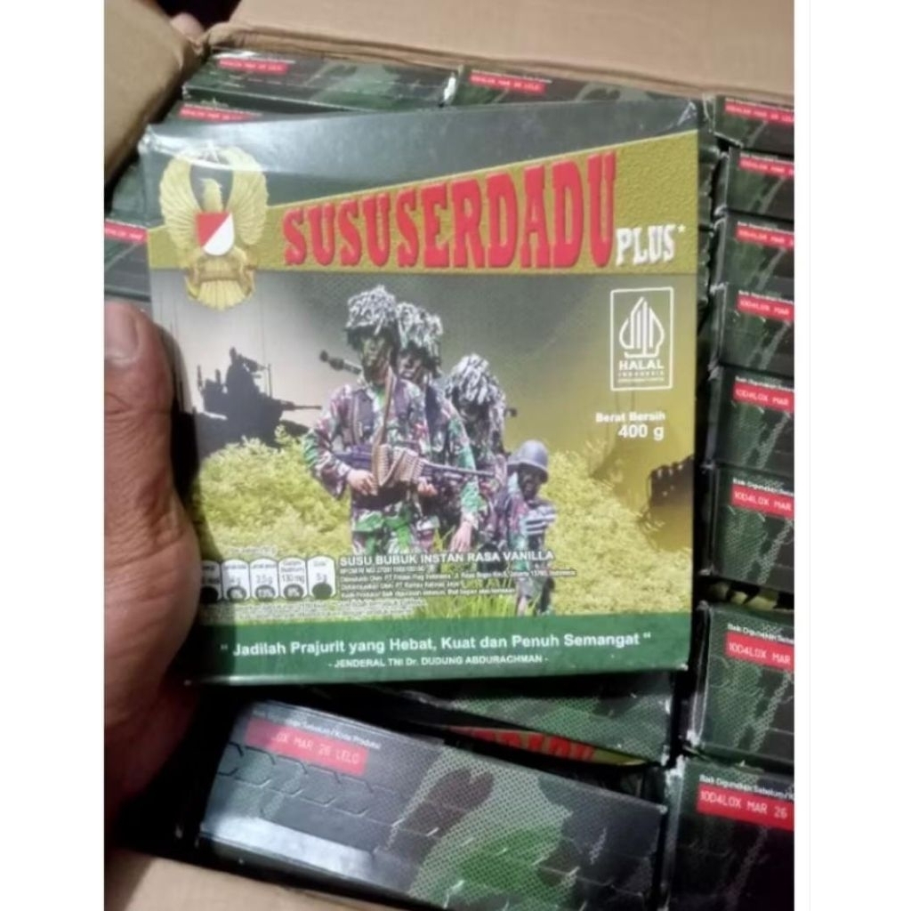 

Susu Serdadu Rasa Vanila 400g