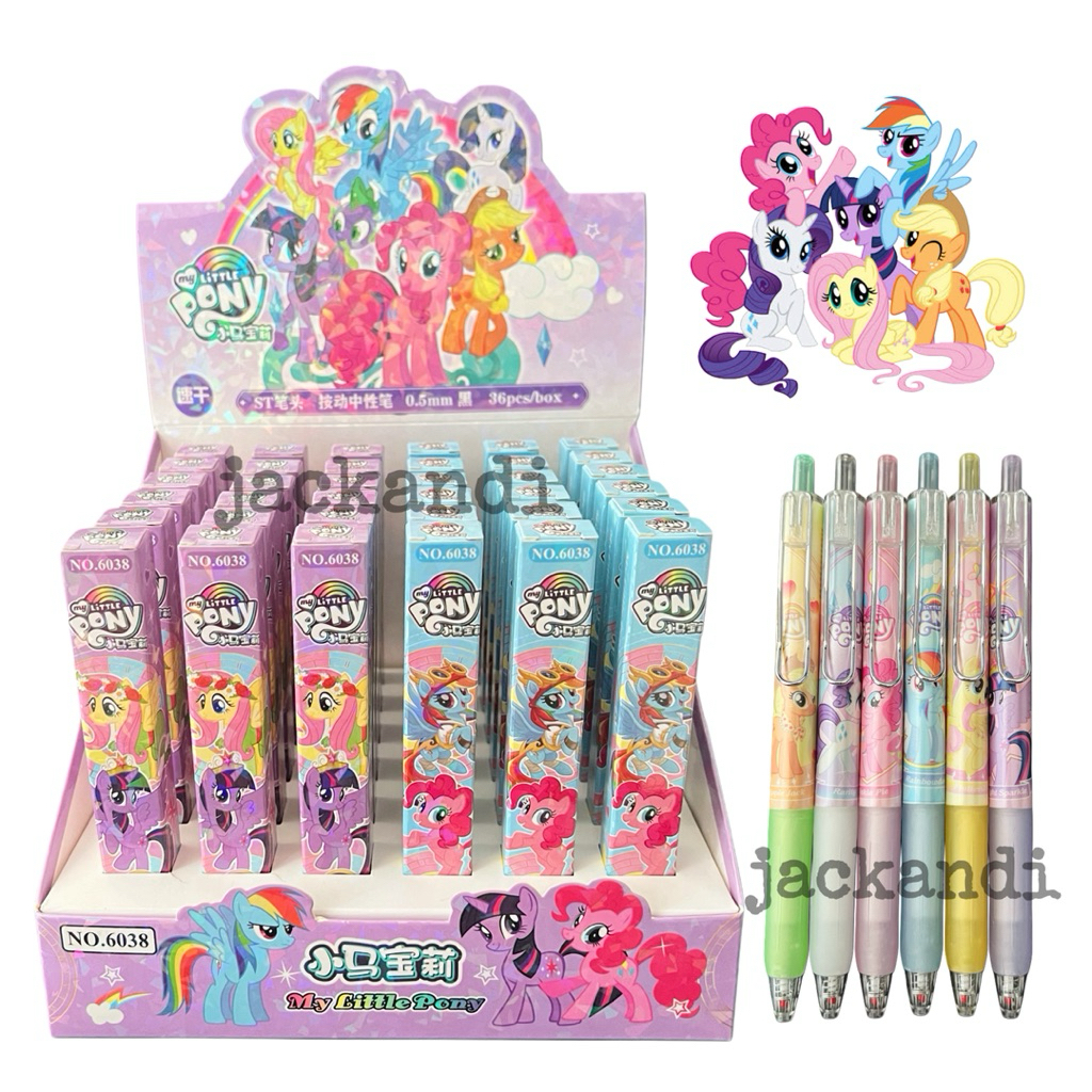 

Blind Box Pen Anak My Little Pony Pulpen Cetek Surprise Unicorn Karakter Kartun Lucu