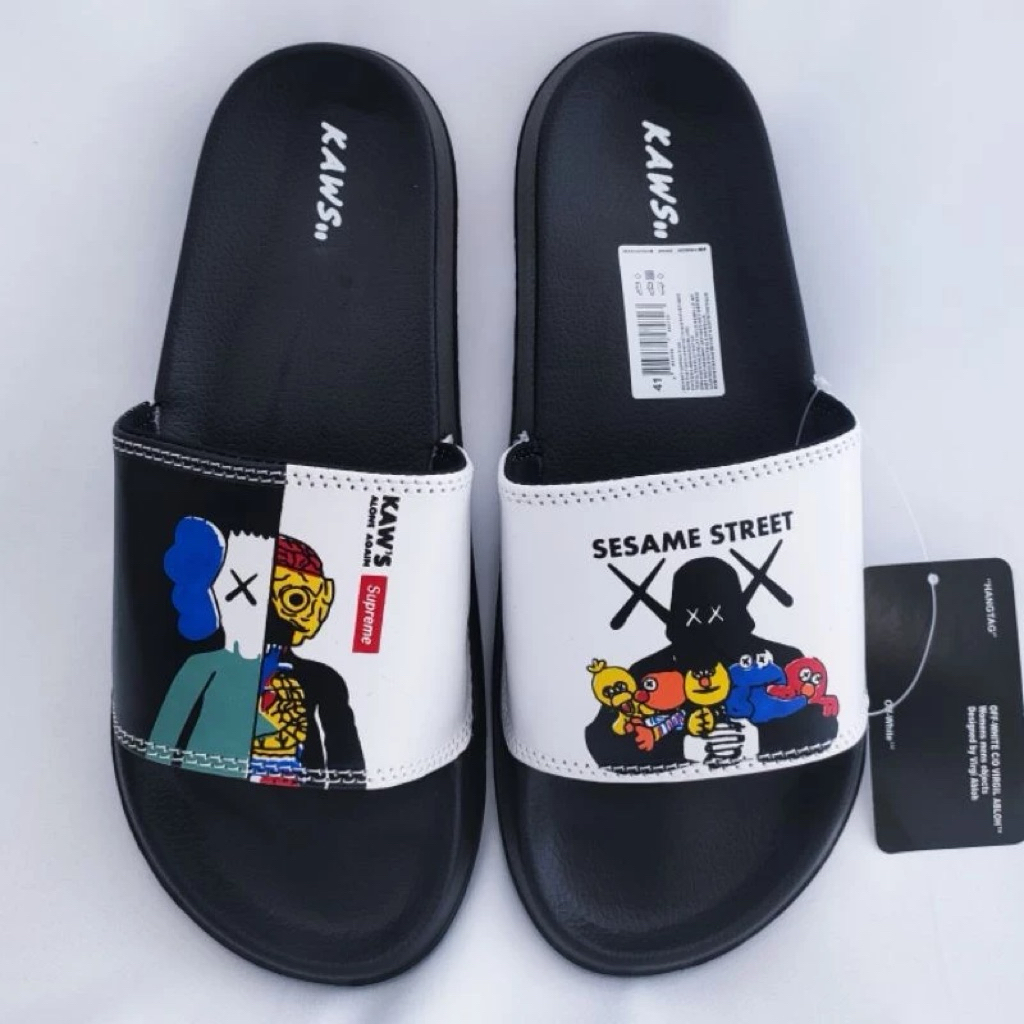 Sandal Slide KAWS Pria Wanita | Sandal Slop KAWS Sandal Slip On KAWS Sandal slip on