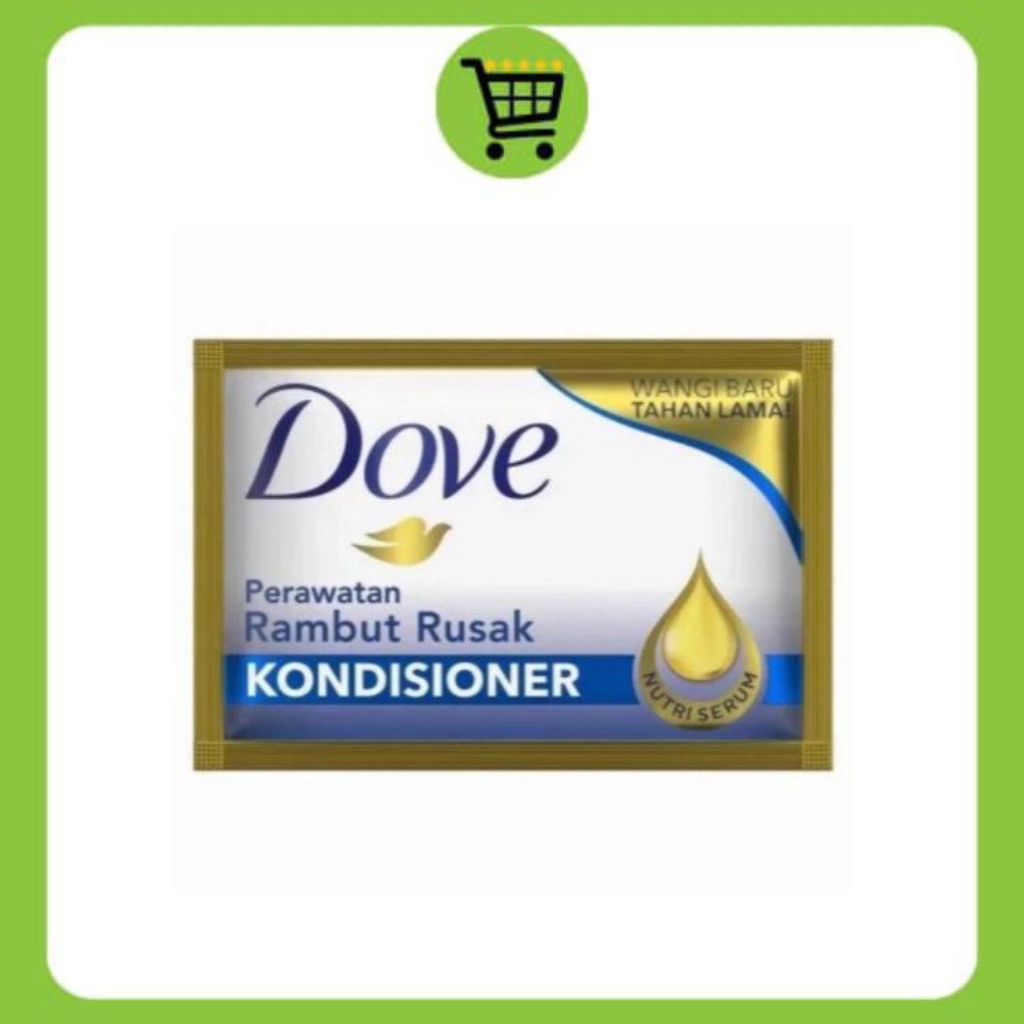 •DailyMart• [BUNDLE 3] Kondisioner Dove Renceng Isi 12 Sachet | Dove Conditioner Sachet