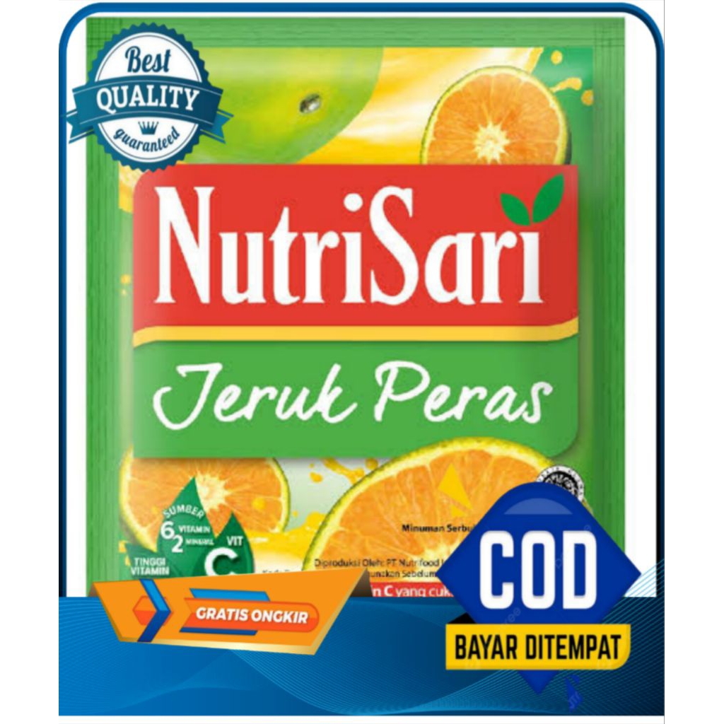 

10 PCS Nutrisari Jeruk Peras Renceng / Nutrisari Jeruk Peras Bubuk / Nutrisari Renceng Termurah / Nutrisari Jeruk Peras Sachet