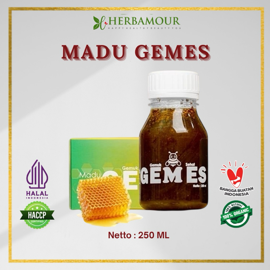 

MADU GEMES By HERBALOV - Madu Gemuk Sehat Penambah Nafsu Makan Anak dan Dewasa, Efektif Menaikkan BB