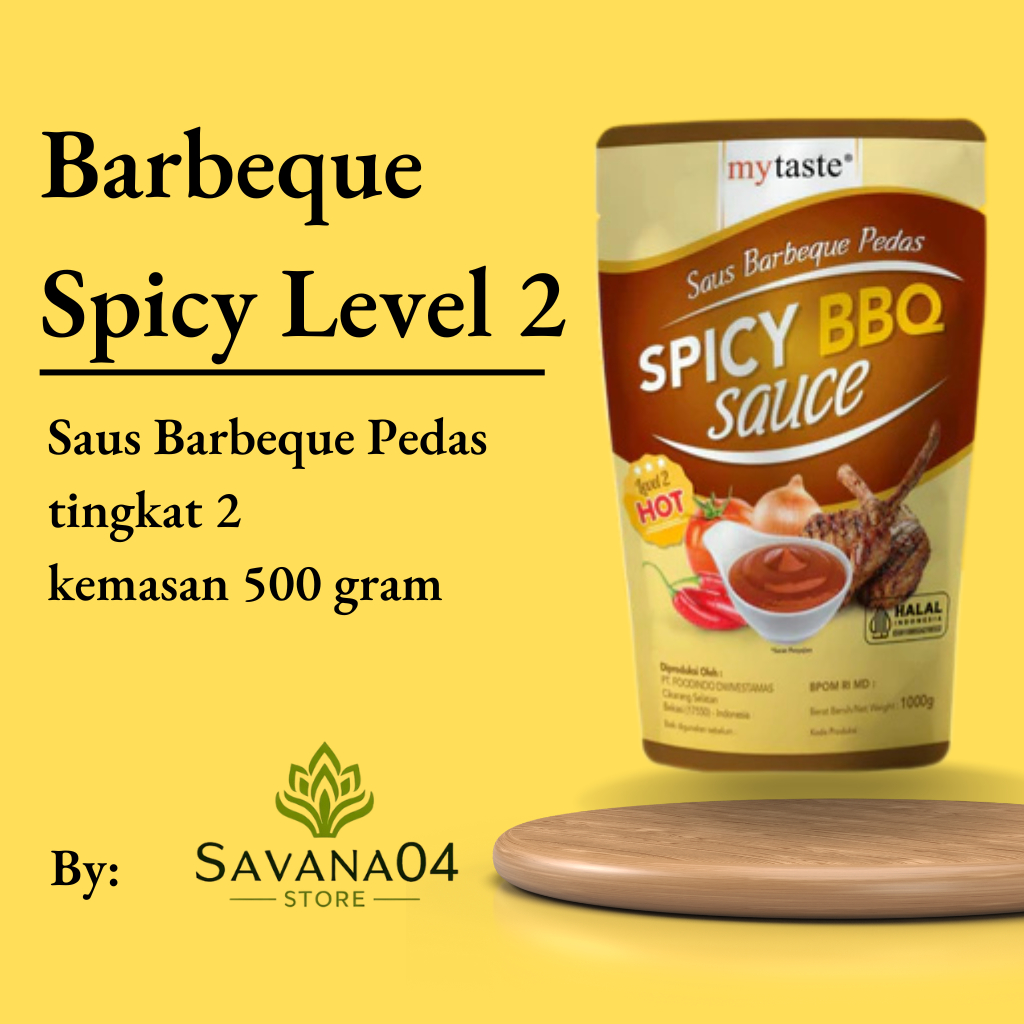 

MyTaste Barbeque Lv 2 ukuran 500gram