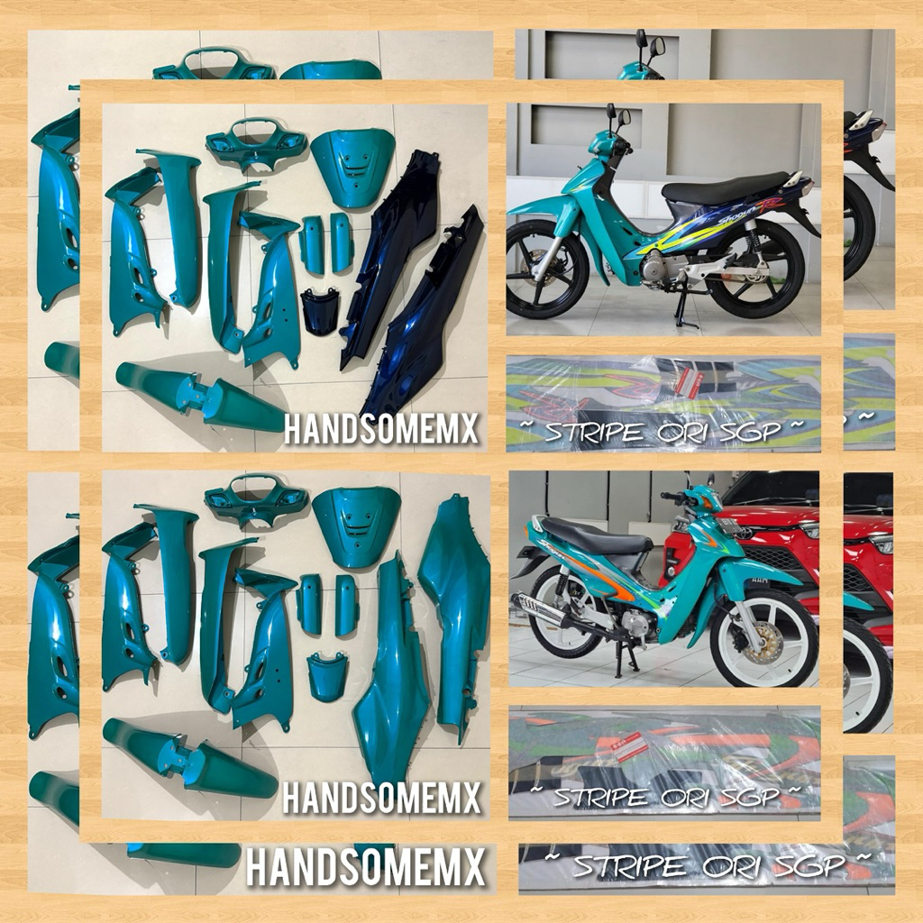 bodyset suzuki shogun 110 bodyset suzuki shogun cover body shogun new cover body suzuki shogun 110R 