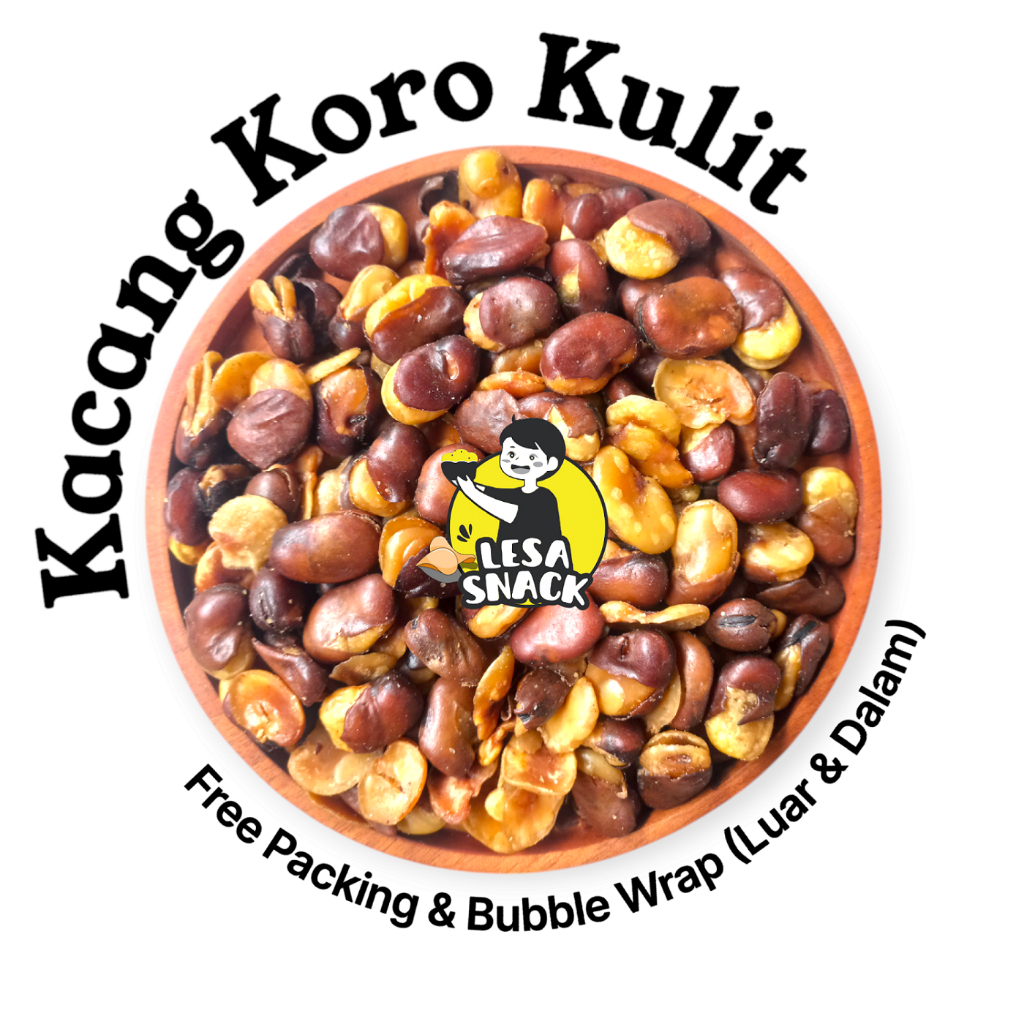 

[Lesa Snack] Kacang Koro Kulit Jaipong Gurih Grosir Camilan Premium Original Cemilan Renyah Termurah