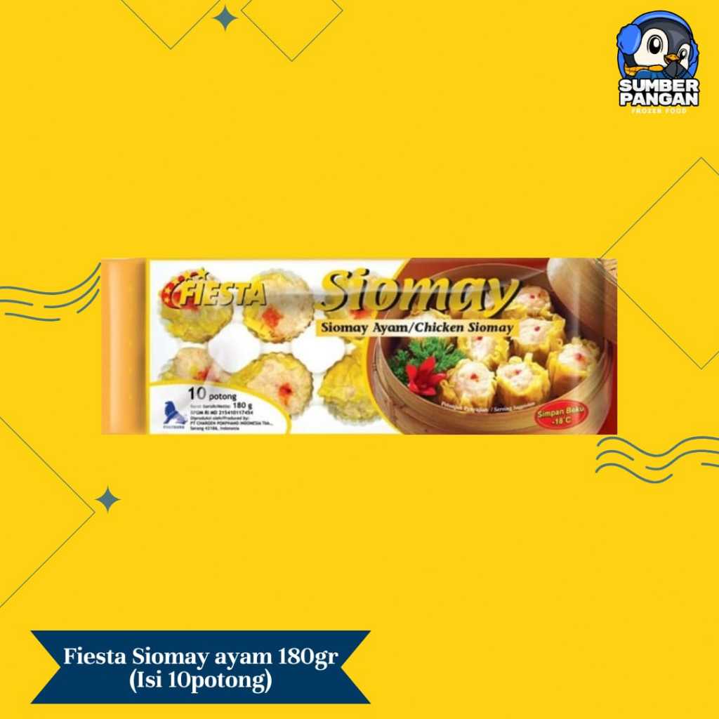 

Fiesta Siomay Ayam 180gr (isi 10potong)