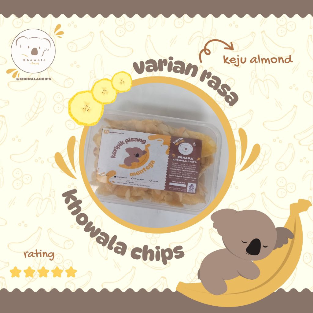 

KERIPIK PISANG LUMER RASA KEJU ALMOND KERIPIK PISANG RENYAH ENAK HALAL DAN SEHAT KERIPIK KHOWALACHIPS