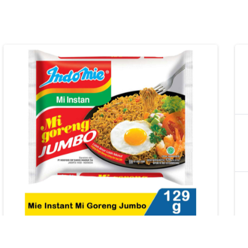 

indomie mi instan goreng jumbo 129g