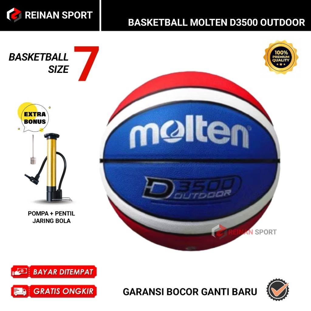 BOLA BASKET MOLTEN D3500 ORIGINAL IMPOR / BOLA BASKET MOLTEN
