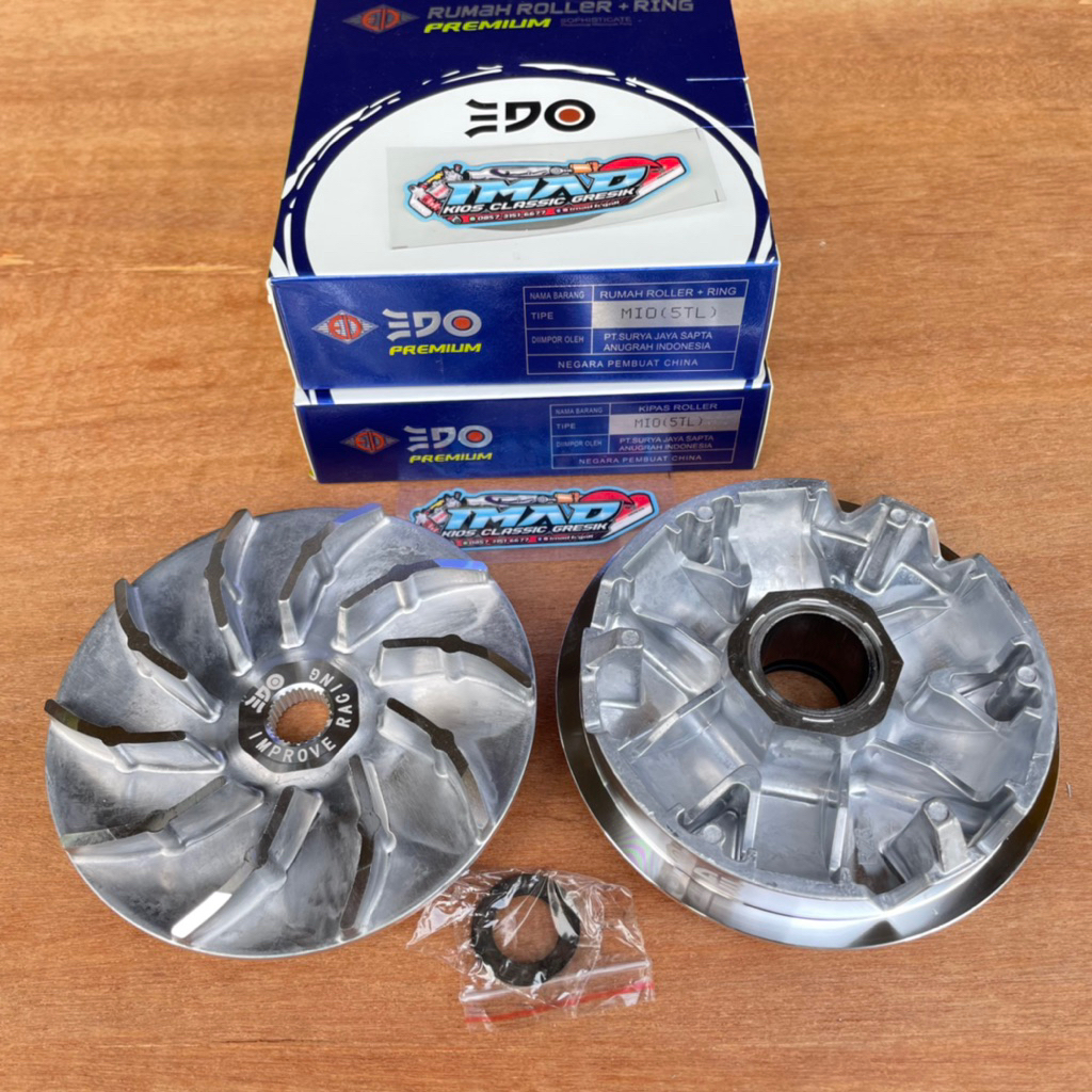 RUMAH PULLY RUMAH KIPAS LOLER MIO J MIO LAMA 5TL SUDAH BUBUT 13,5 DERAJAT RUMAH PULY MIO CUSTOM EDO 