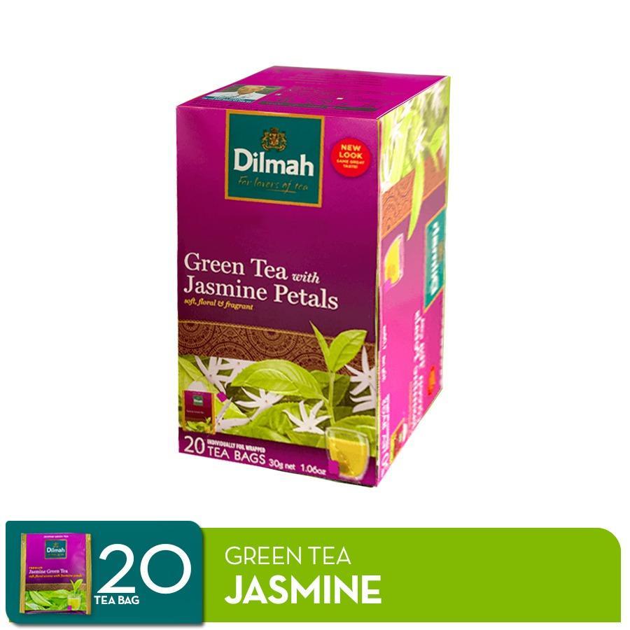 

Dilmah Green Tea Jasmine - Teh Celup minuman - Tag Tbag 20s