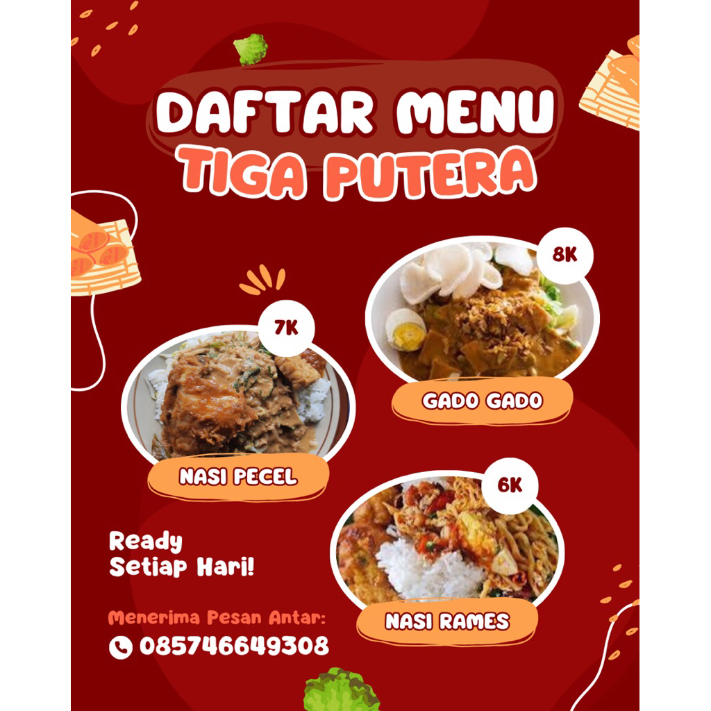 

NASI PECEL DAN RAMES SIAP MAKAN