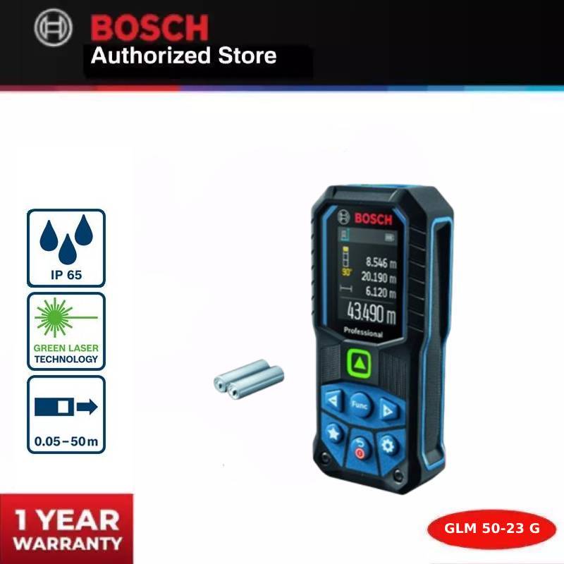 Bosch Laser Range FInder / Pengukur Jarak Laser 50Meter GLM 50-23 G ( UNIT ONLY)