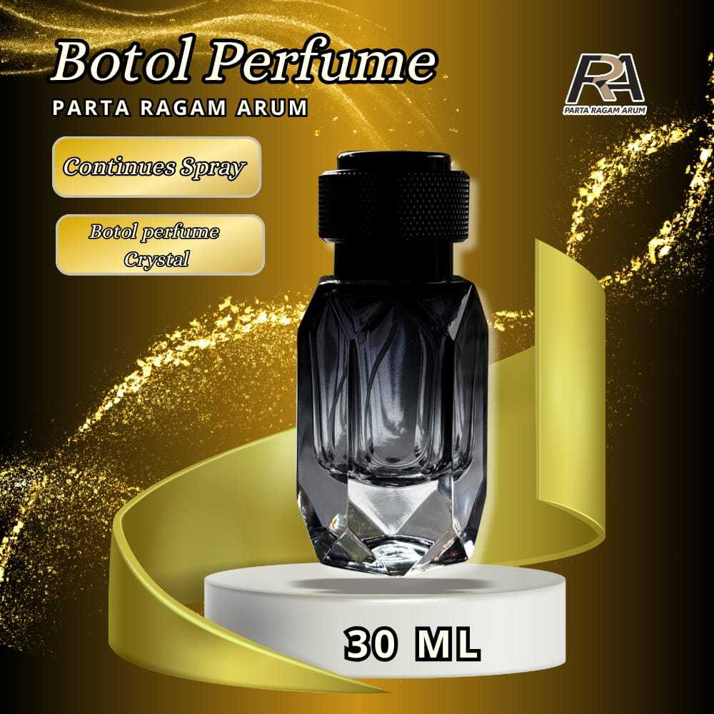 GROSIR BOTOL PARFUM 30 ML CRYSTAL - BOTOL PARFUM KOSONG 30 ML