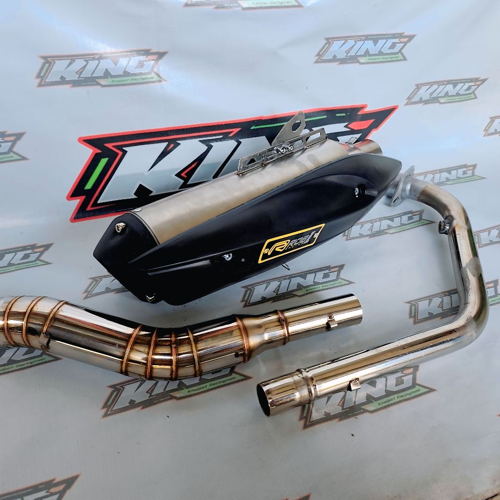 knalpot rob 1  standard racing JUPITER MX VERZA MEGAPRO GL PRO TIGER CBR MEGAPRO MONO SCORPIO VIXION