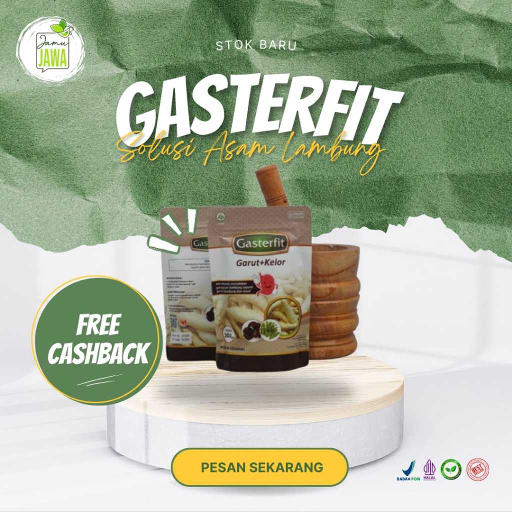 

Gasterfit Garut + Kelor Original 200g Atasi Asam Lambung, Maag, dan Gerd
