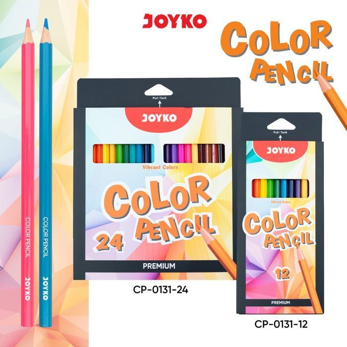 

Pensil Warna Joyko 12 Warna / CP-0131-12 Color Pencil Premium