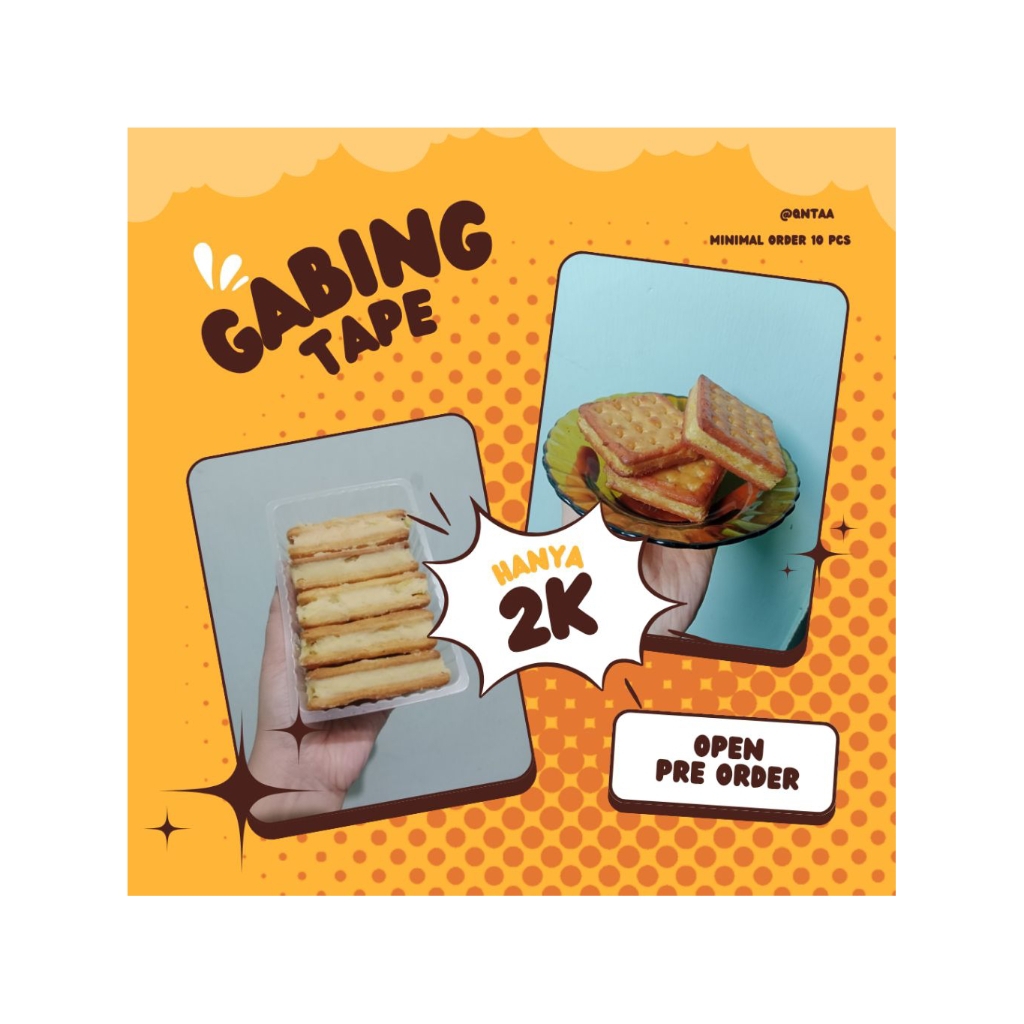 

GABING TAPE [PRE ORDER] 1 Pack isi 10