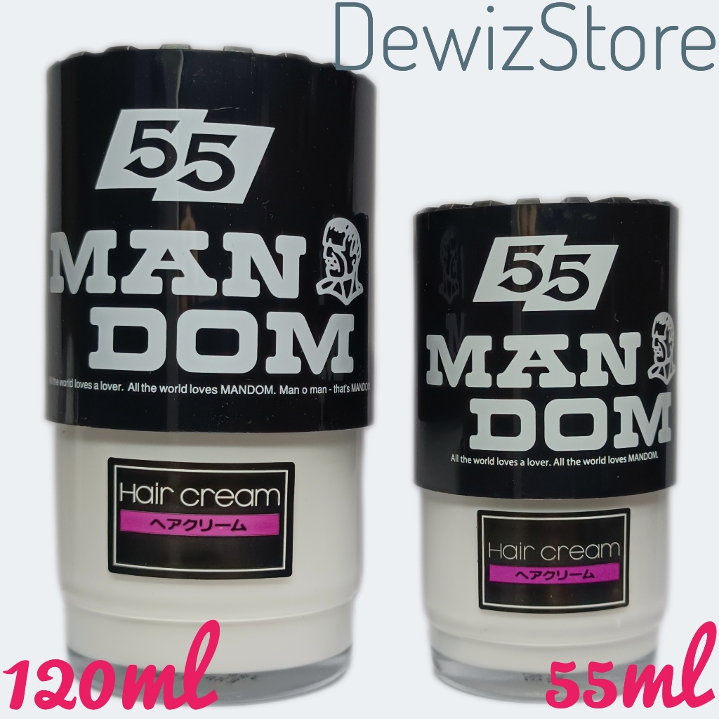 MANDOM HAIR CREAM 55 / MINYAK KRIM RAMBUT MANDOM - 55ML