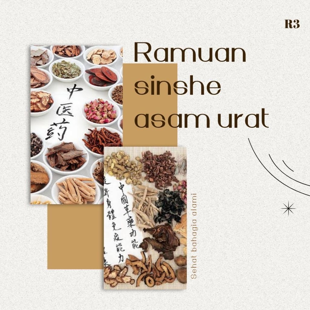 

ramuan sinse sinshe racikan Tiongkok ramuan herbal tradisional asam urat