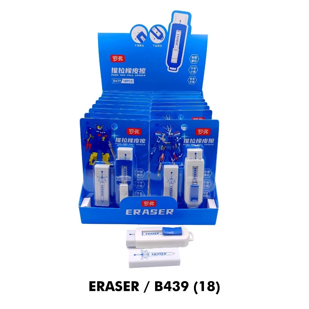 

Loufor Sliding Eraser / Penghapus Mekanik / Hapusan Mekanik Warna Lucu Tidak Meninggalkan Serpihan