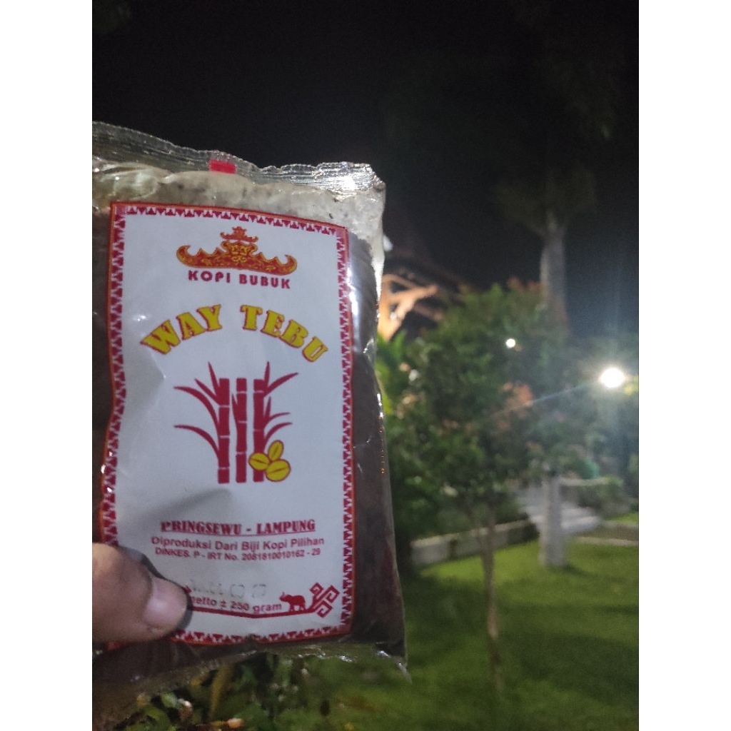 

PROMO | kopi bubuk WAY TEBU asli pringsewu lampung 250gr/pcs