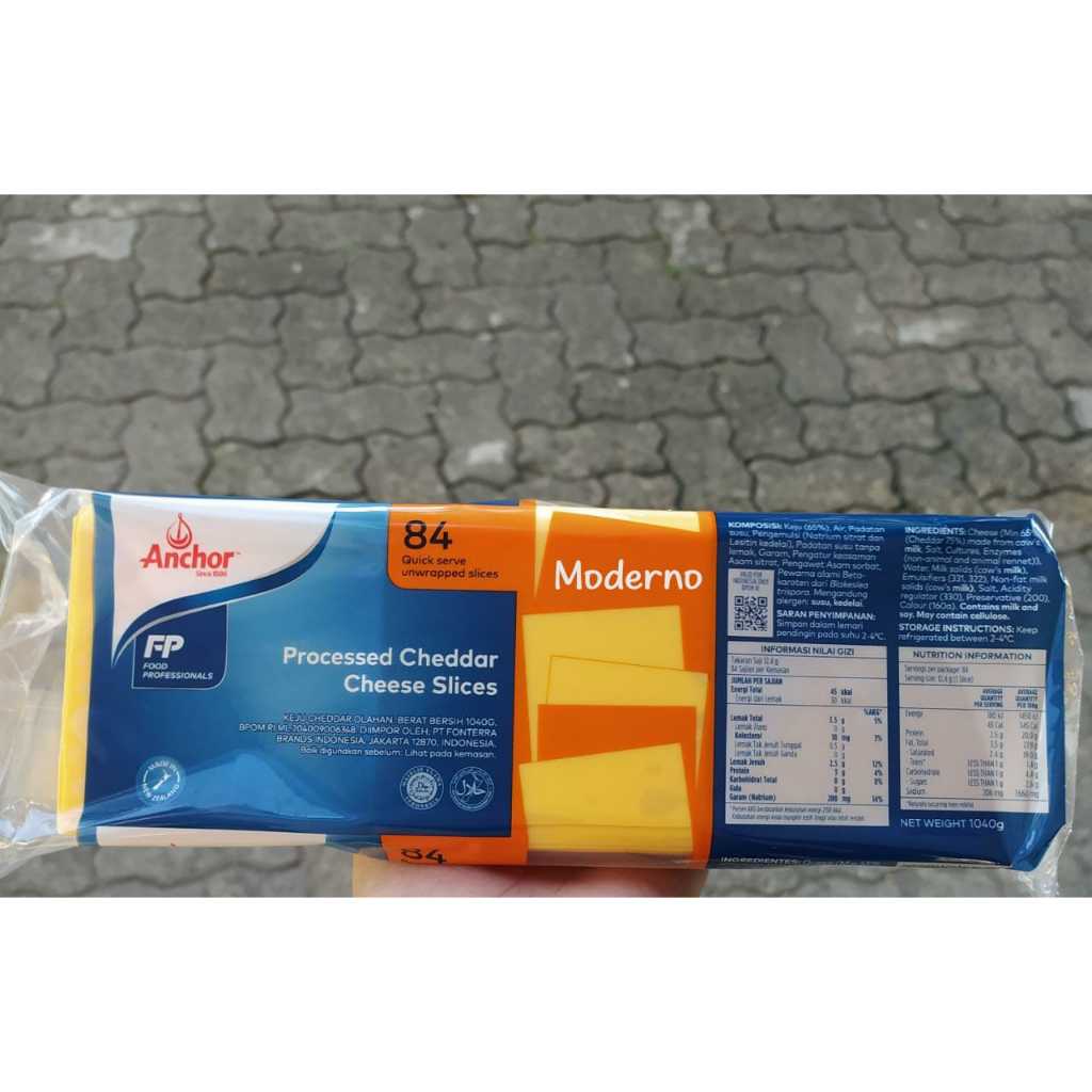 

Anchor Slice color cheese 1.04 kg 84 slice / red cheddar slice