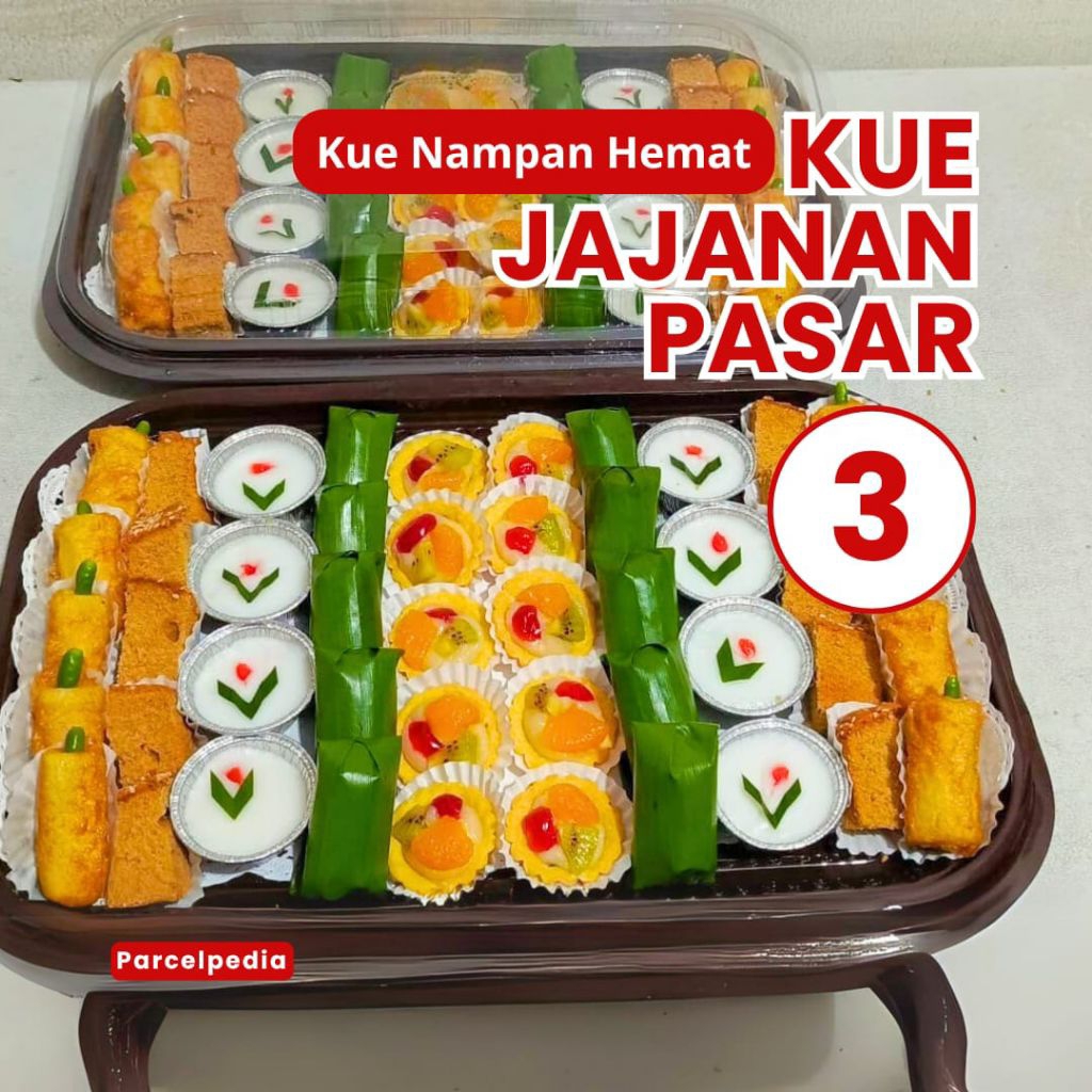 

Paket Hemat 3 Kue Nampan Kue Tradisional Parcelpedia Siap Kirim untuk Acara Hajatan Seserahan Lamaran Ulang Tahun