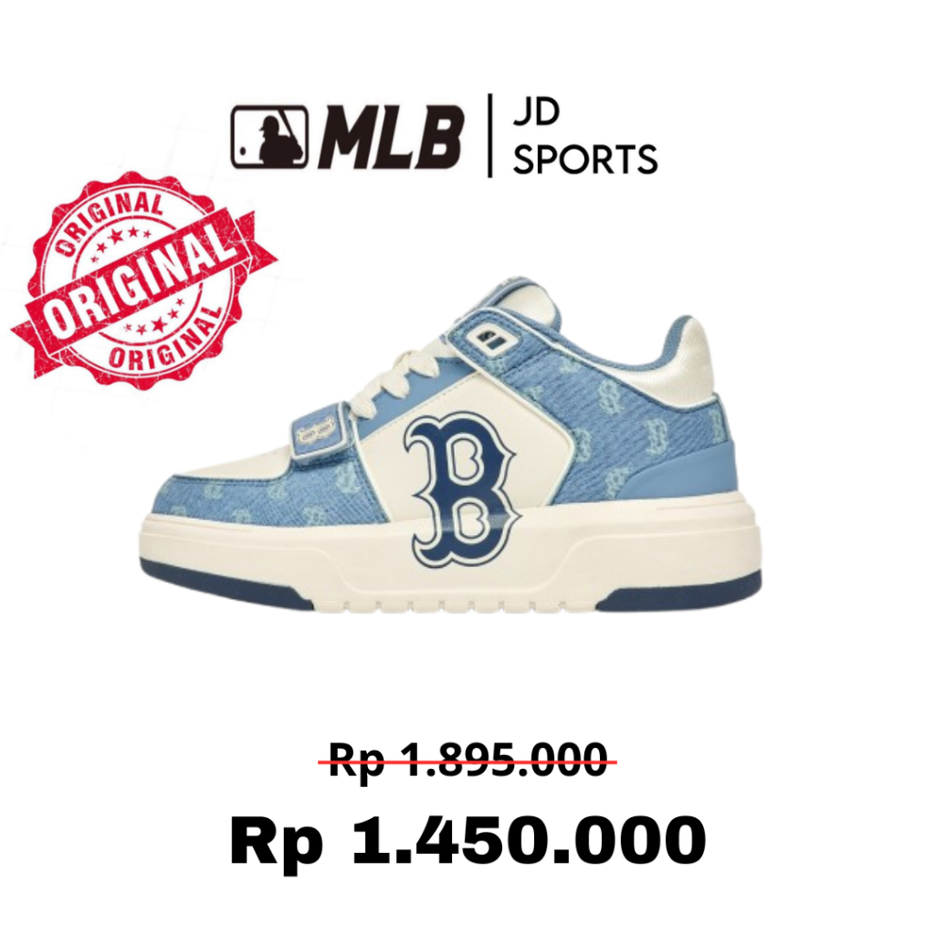 Sneakers MLB Chunky Liner High Boston Denim Blue Original