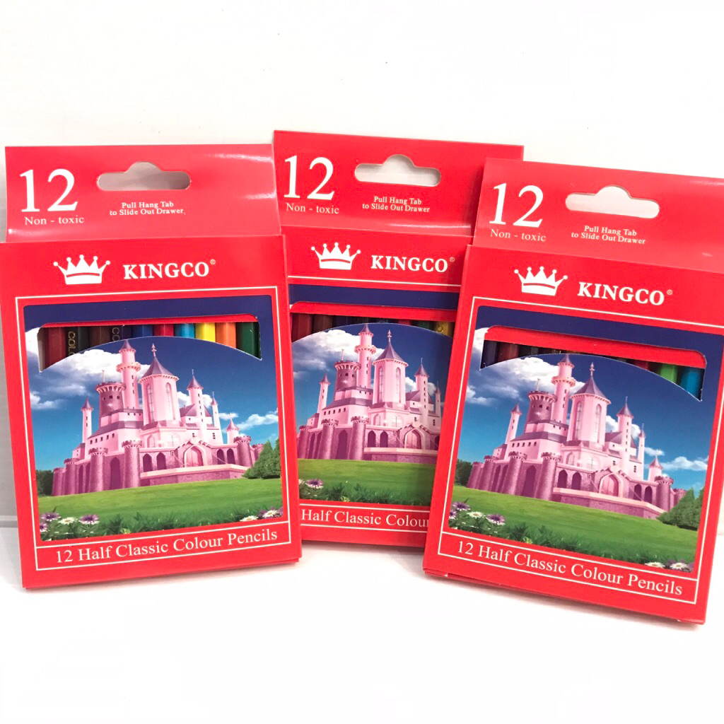

Pensil Warna Kingco 12W Pendek