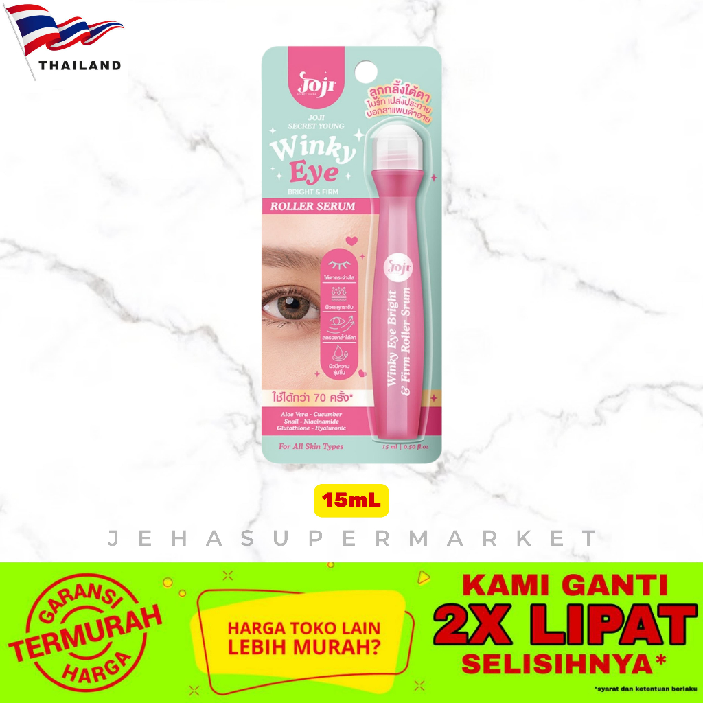 • SKINCARE THAILAND • Joji Secret Young Winky Eye - Bright & Firm Roller Serum 70gr ( Impor / Import