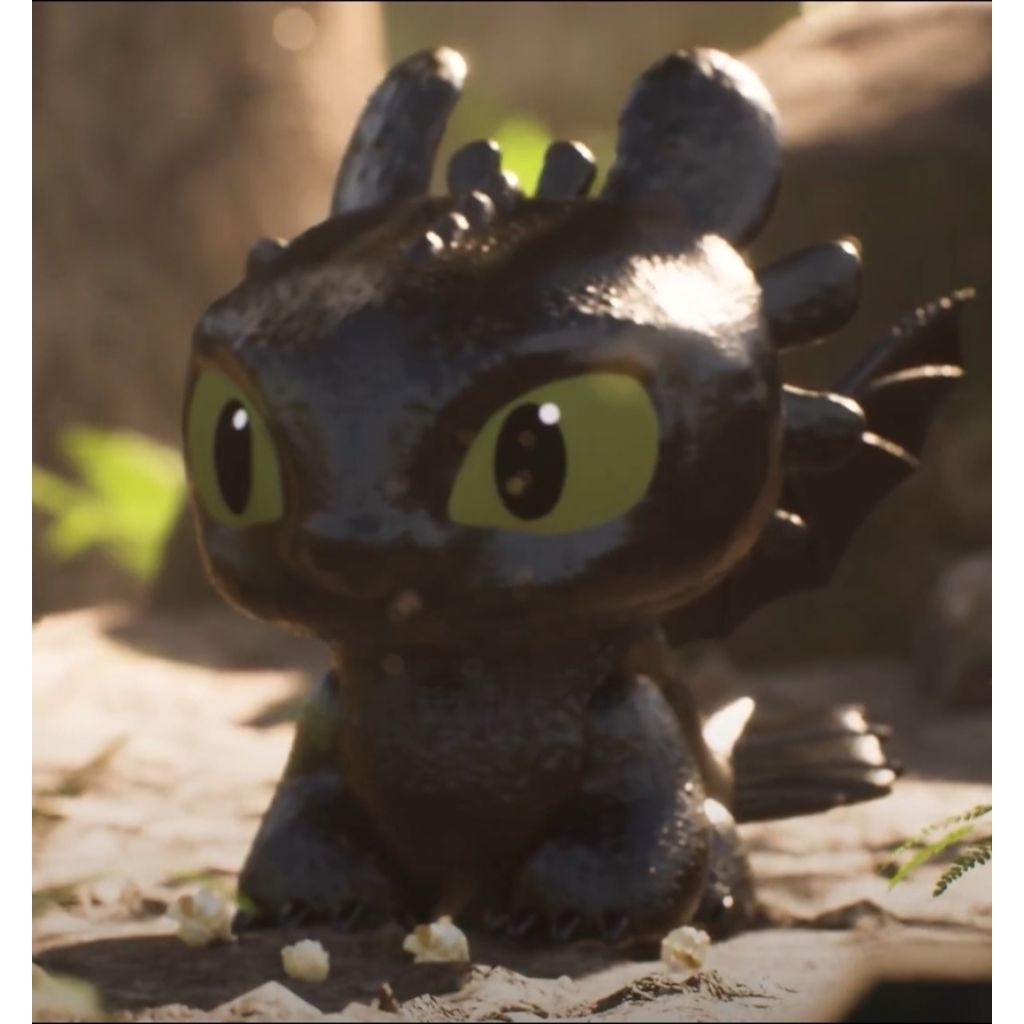 

[Ready siap kirim] Popcorn Toothless Buket How to Train Your Dragon XXI Offcial