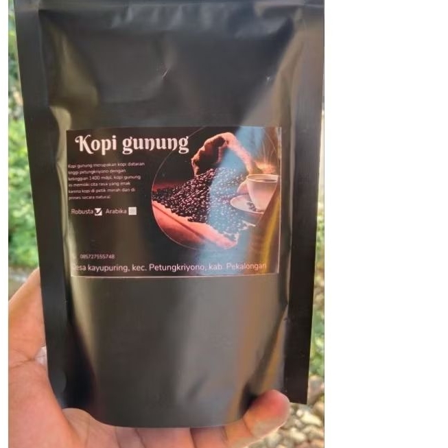 

Kopi Robusta Asli Hitam Siap Saji 100 grm