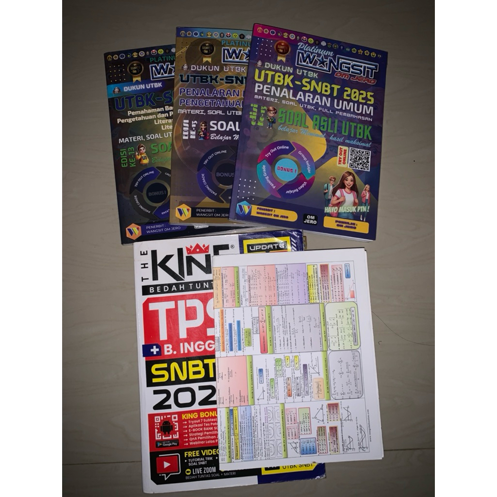 Buku UTBK 2025 New, preloved Buku INTEN 2023, preloved Buku Inten 2024