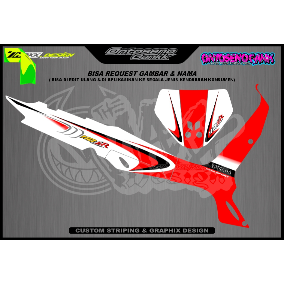 Striping Fizr Custom Fizr VARIASI Striping Fizr - Striping Fizr Full Clutch Fizr Sporty Striping F1z