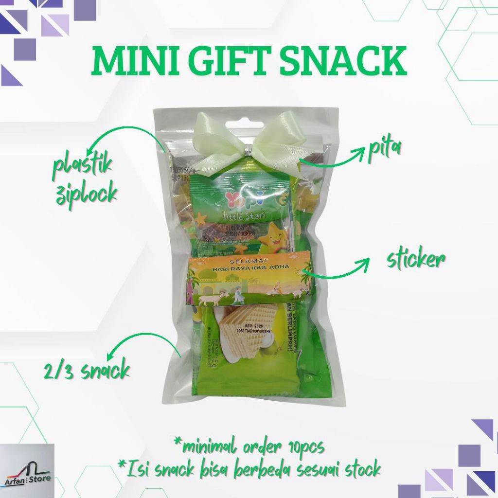 

Mini Gift Snack Hijau/Hampers Mini