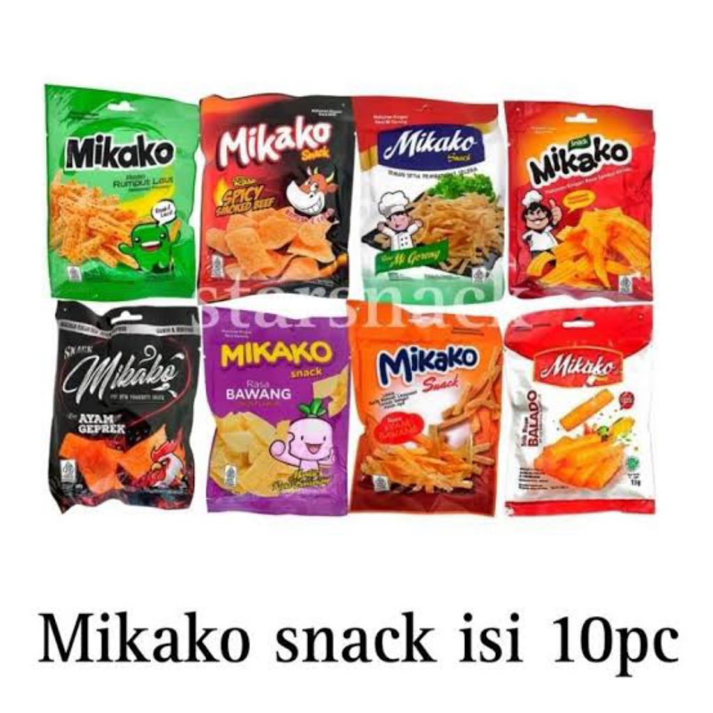 

MIKAKO SNACK ANEKA RASA (ISI 10 BUNGKUS)