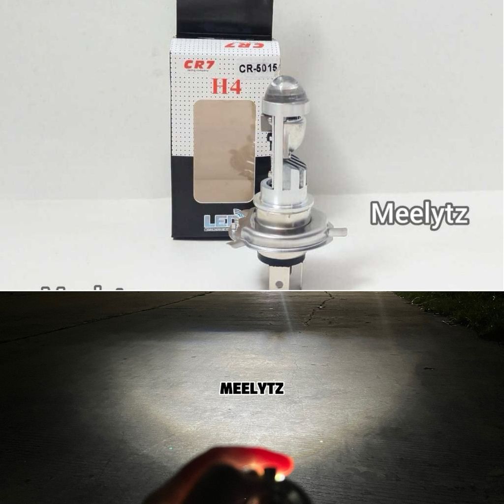 NEW Lampu Utama LED H4 High Low body Silver CR7 CR5015