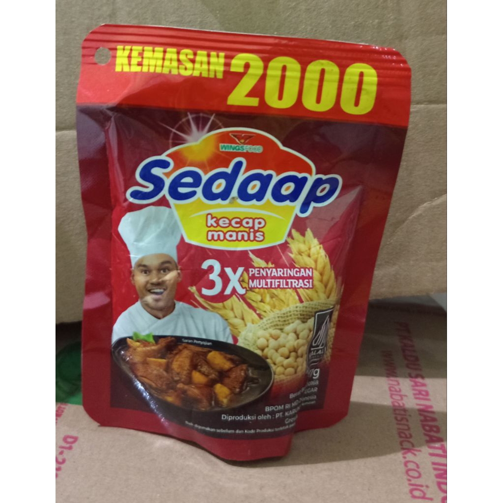 

Kecap sedaap 2000 (ecer)