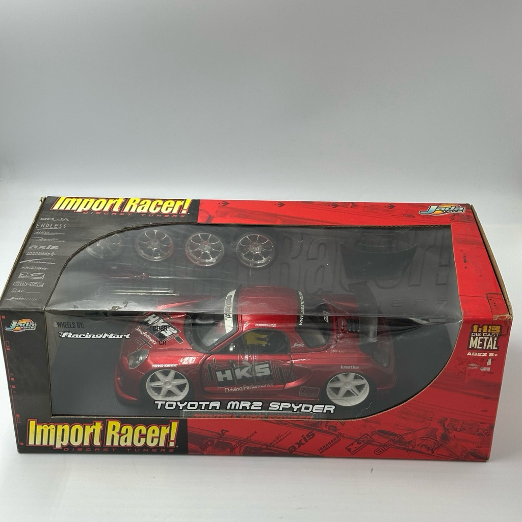 Die cast Jada Toys Import Tuners Toyota MR2 Spyder Red 1/18