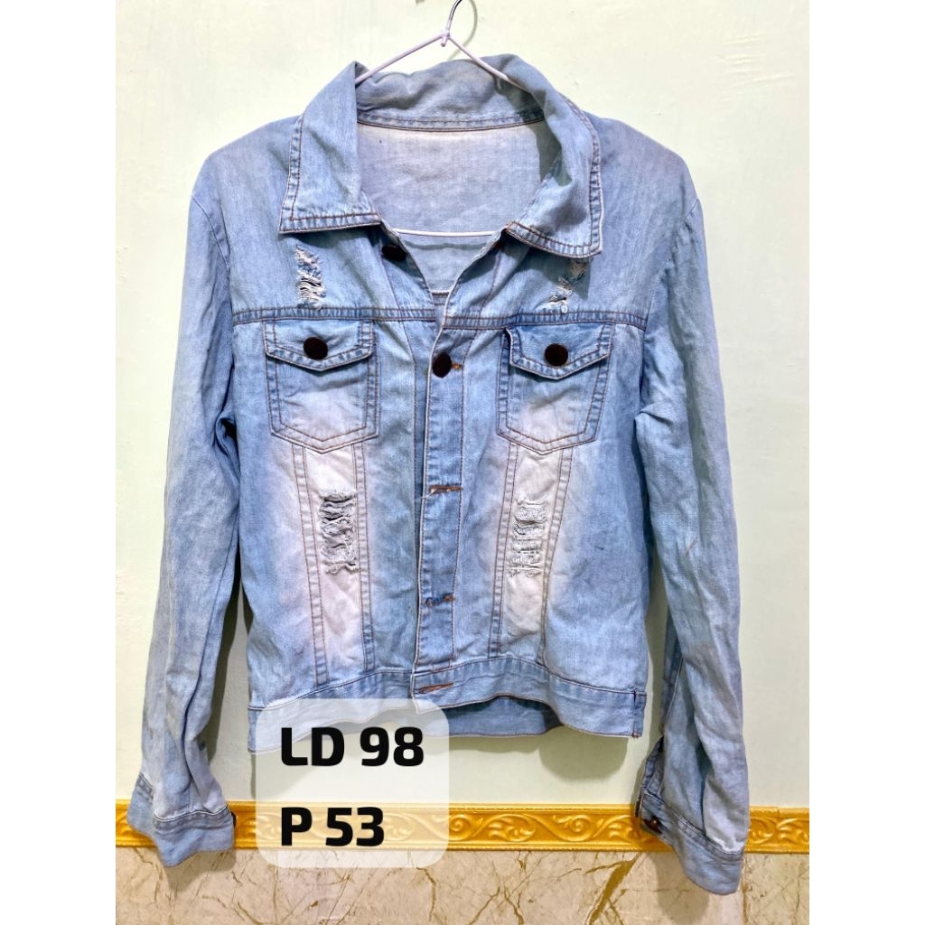 Jaket jeans PL murah