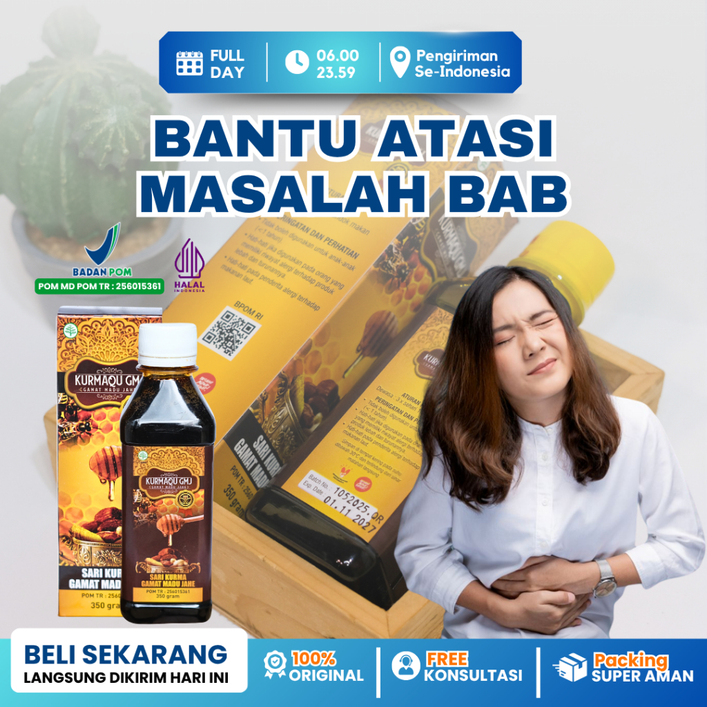 Obat Susah BAB Untuk Lansia Susah Buang Air Besar Pada Lansia Madu Pelancar BAB KurmaQu Sari Kurma