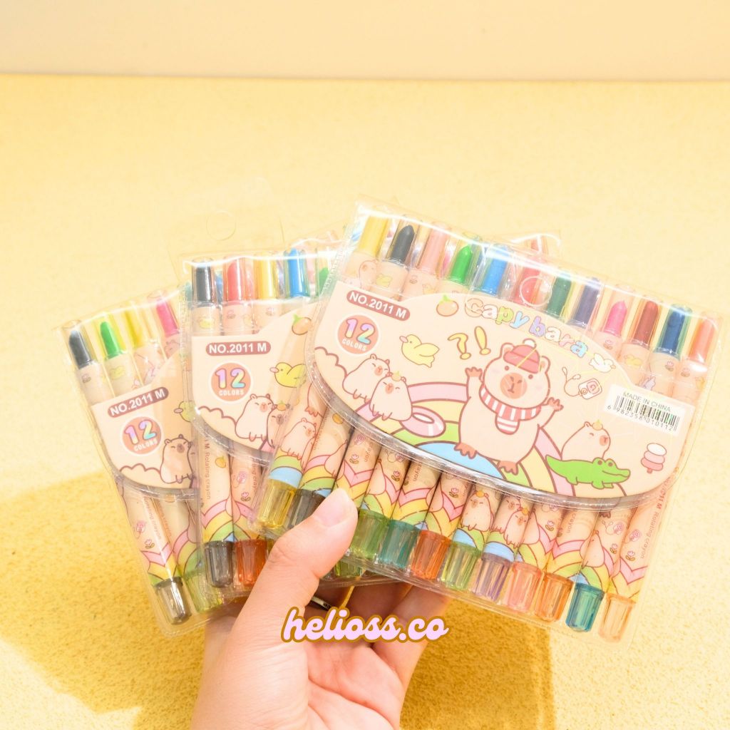 

KRAYON PUTAR MINI CAPYBARA CRAYON PUTAR CAPYBARA KAPIBARA KRAYON TWIST MINI CAPYBARA ISI 12 PCS ALAT MEWARNAI ANAK TERMURAH HELIOS.CO