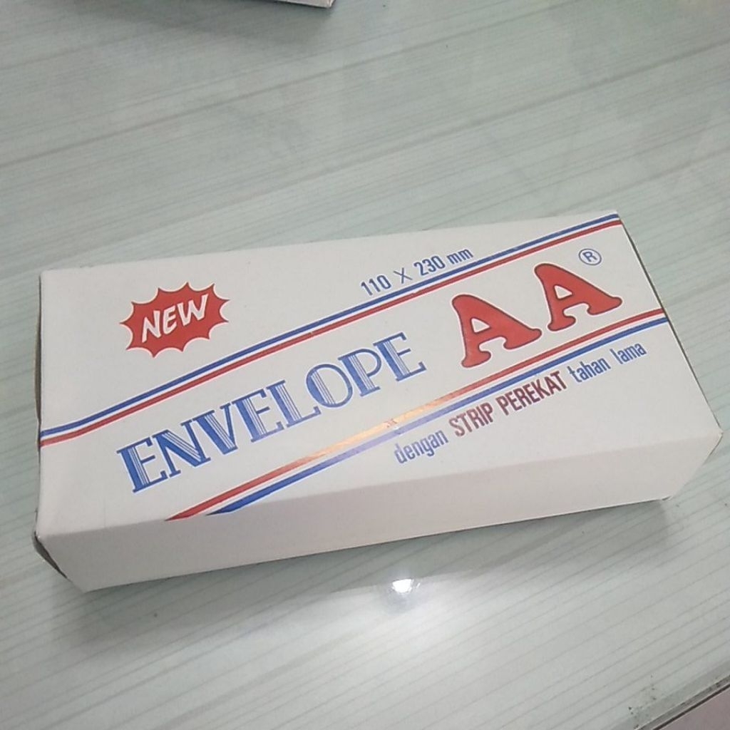 

ENVELOPE AA AMPLOP PUTIH 110×230MM