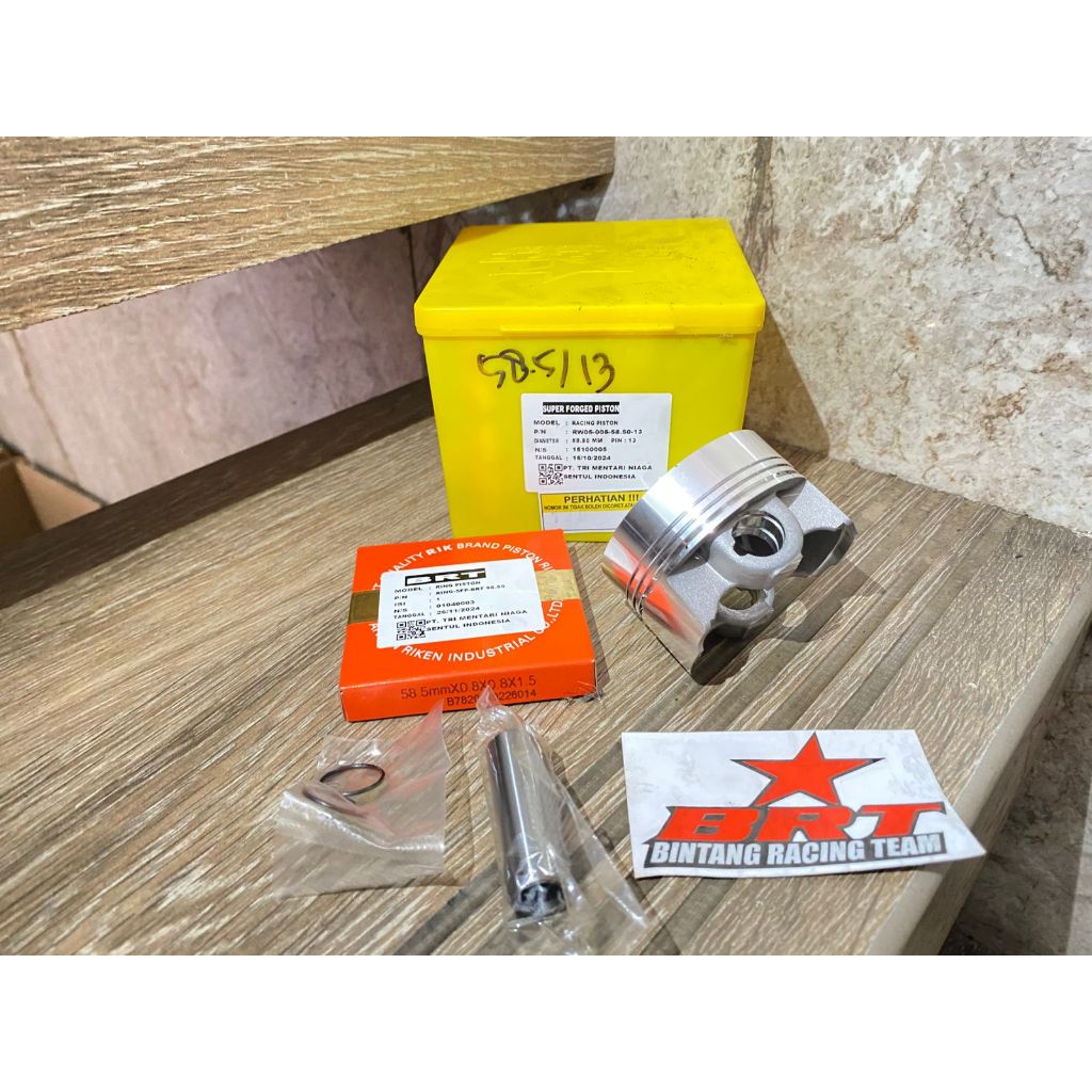 PISTON KIT SUPER FORGET BRT 58,5 PIN 13_ BOYRENK RACING CONCEPT