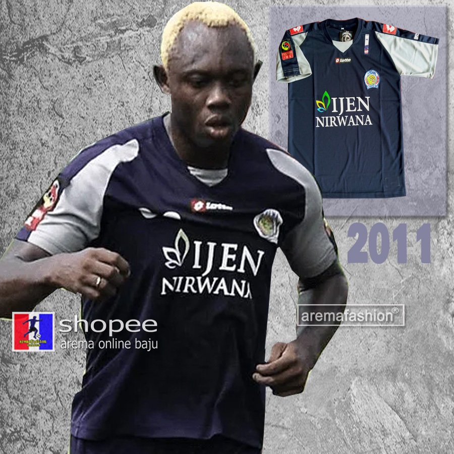 LOGO BORDIR JERSEY AREMA 2011 HOME BIRU DRYFIT - arema online baju