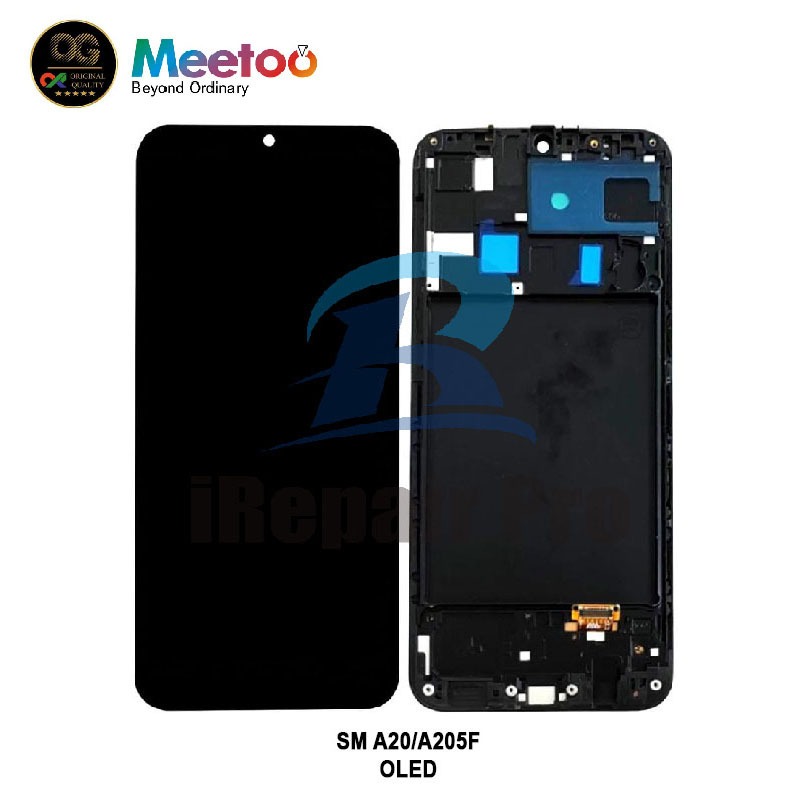 LCD SAMSUNG A20 - A205 A205F LCD TOUCHSCREEN PLUS FRAME OLED ORI SIZE