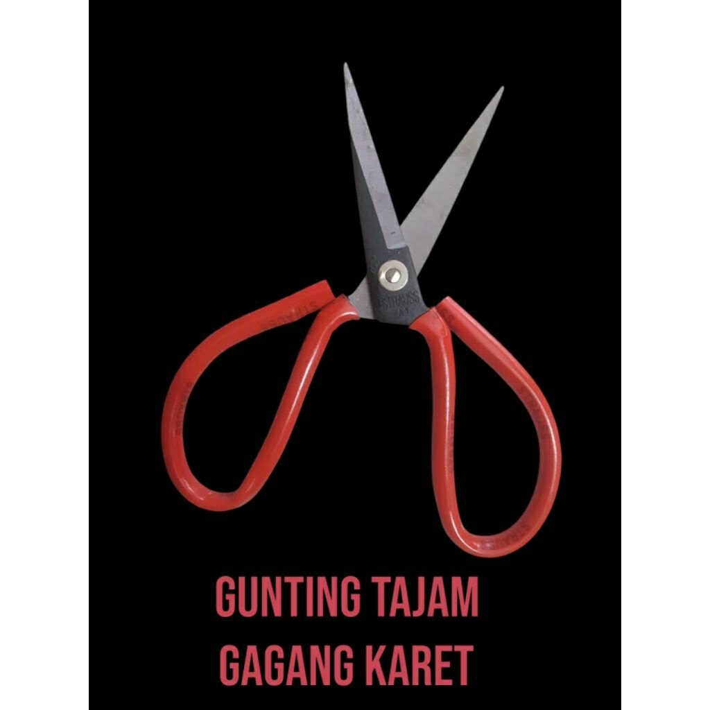 

Gunting Tajam Gagang Karet