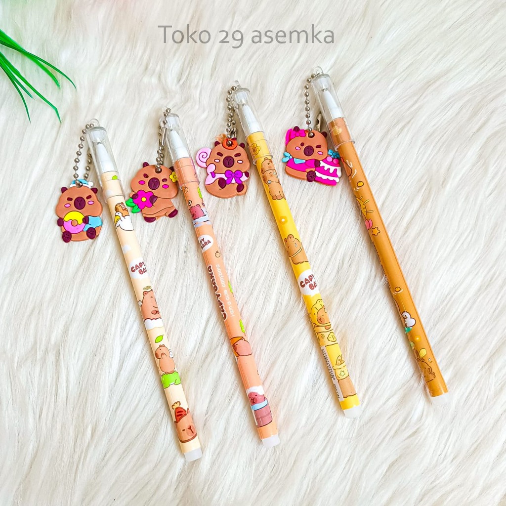 

PULPEN GANTUNGAN CAPYBARA KARET GEPENG PG-1902 ALAT TULIS PERLENGKAPAN SEKOLAH UNIK